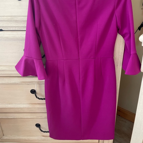 Size 4, magenta, fitted Donna Morgan brand dress - Picture 4 of 4